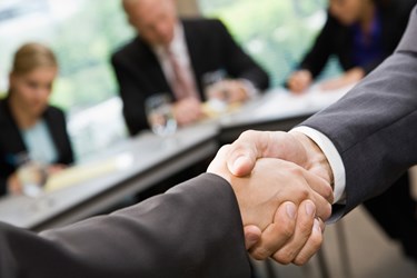 Business Meeting Handshake